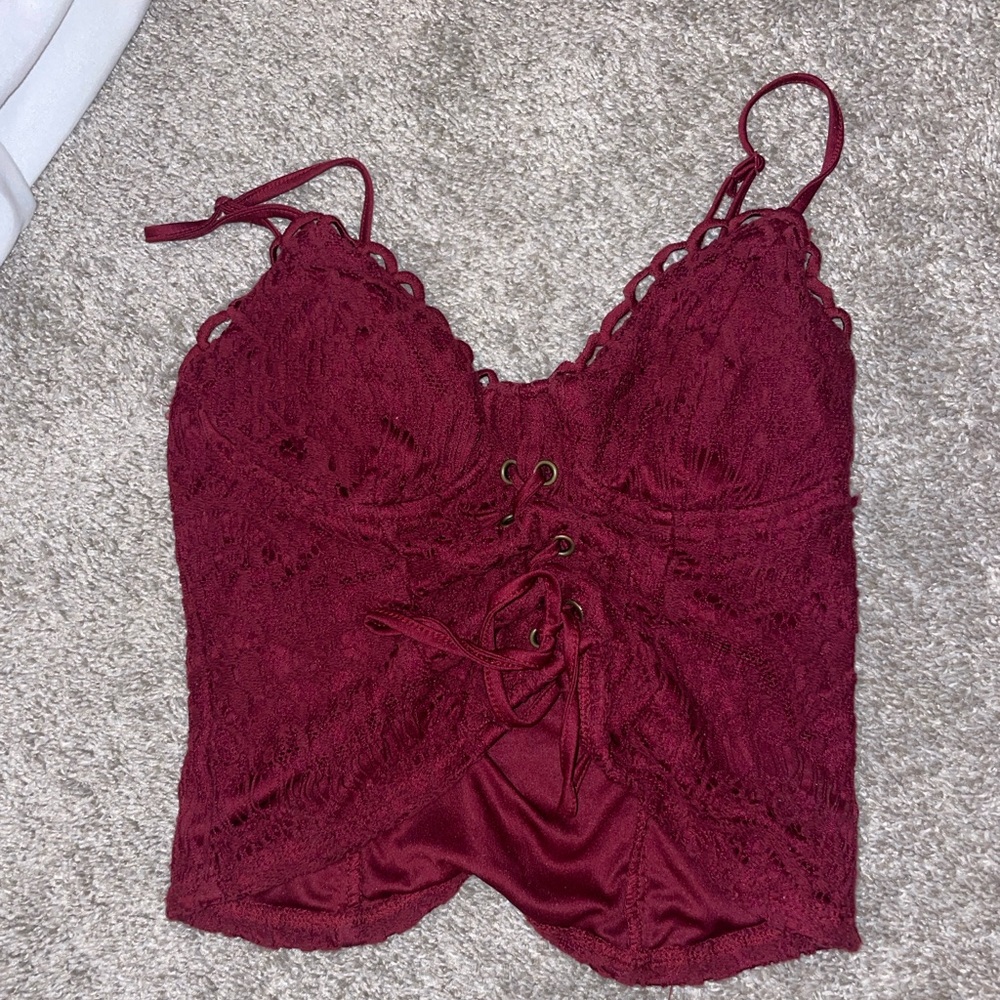 Red Corset Top